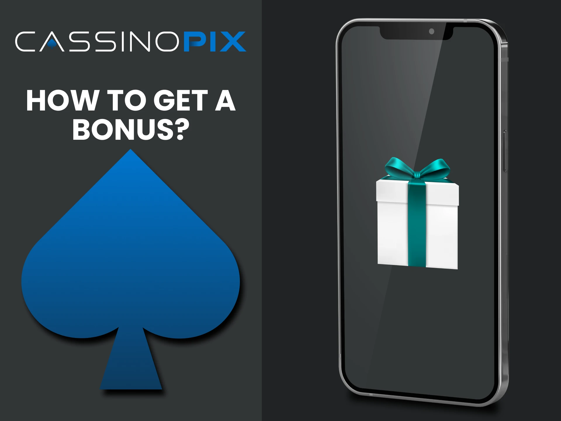 We will tell you how to get a bonus in the Cassino Pix application.