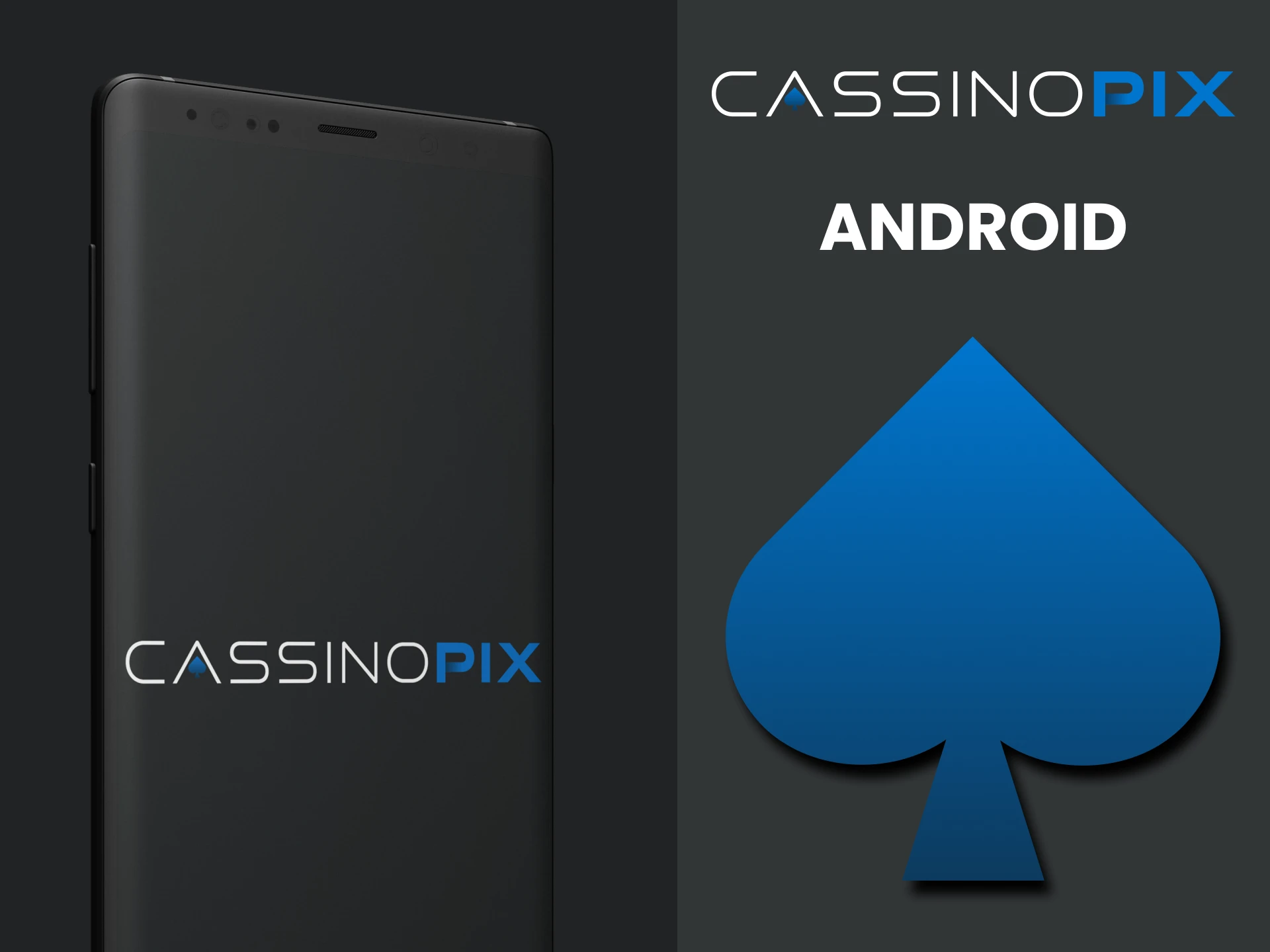 Install the Cassino Pix application for Android.