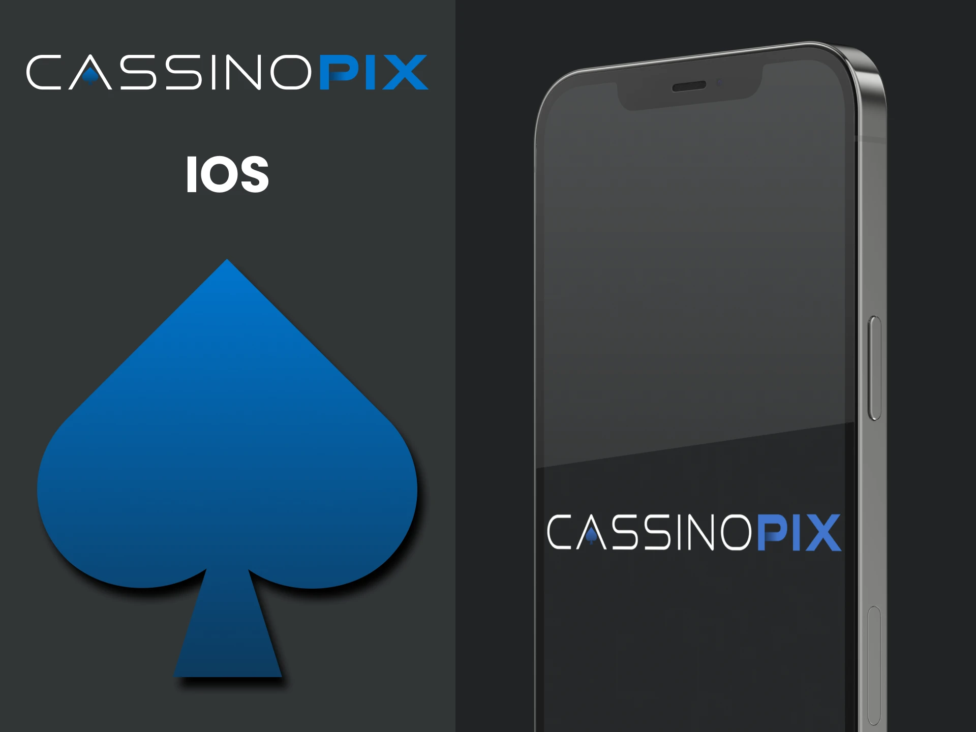 Install the Cassino Pix application for iOS.