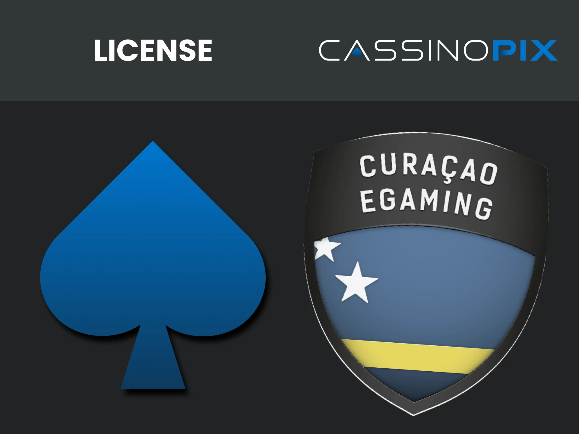 Cassino Pix has a special license.