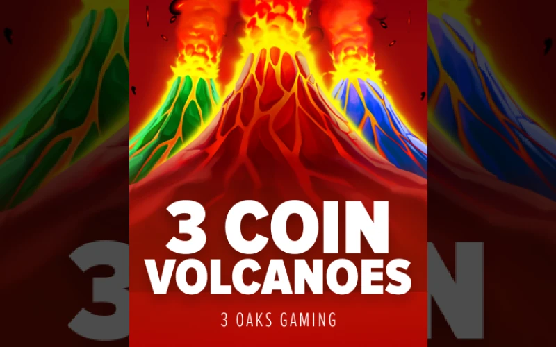 Play 3 Coins Volcanoes slot at Cassino Pix.