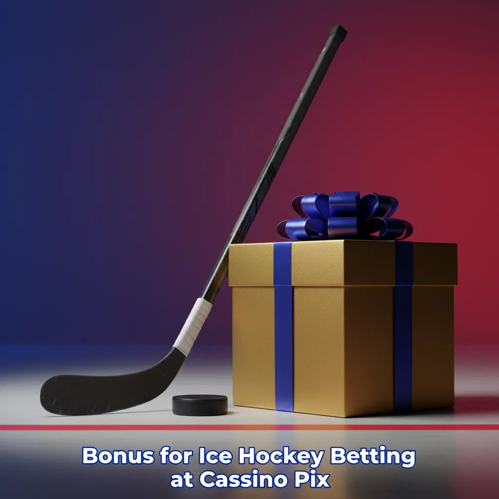 Cassino Pix ice hockey betting bonus banner; offers visible after verification. Read T&Cs, limits and exclusions apply.