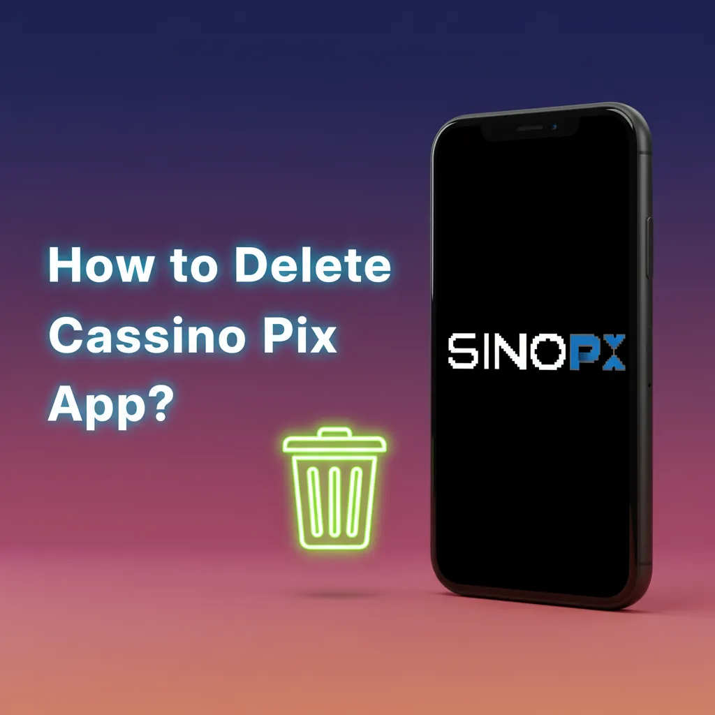 Steps to delete Cassino Pix: Android: press/hold icon > App info > Uninstall; iPhone PWA: Remove App > Remove from Home