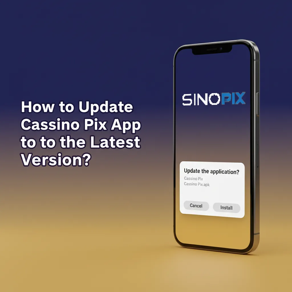 Cassino Pix update: Android install new APK; allow from browser if blocked. iPhone: PWA auto-updates; refresh cache.