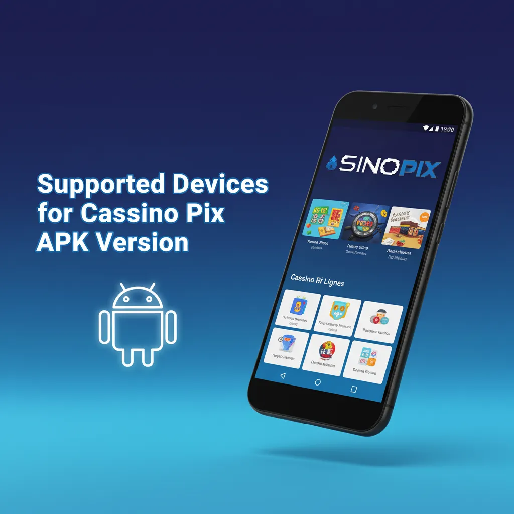 Supported Android devices for Cassino Pix APK (2019+). Examples: Galaxy S24, Pixel 8, Xperia 1 V, OnePlus 12.